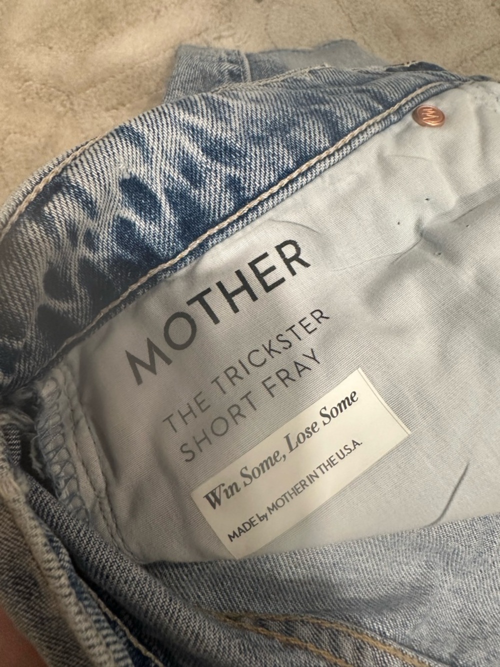 Mother jeans The Trickster Short Fray button fly - Picture 10 of 10